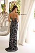 Primavera Couture 4338 High Slit Strapless Floral Dress