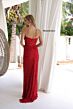 Primavera Couture 4340 Midriff Cutout Ruched Derriere Dress