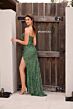 Primavera Couture 4340 Midriff Cutout Ruched Derriere Dress