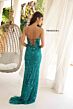 Primavera Couture 4347 Strapless V-Neck High Slit Dress