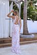 Primavera Couture 4350 Lace-Up Back Sleeveless Dress