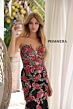 Primavera Couture 4354 Strapless Floral Sweetheart Neck Dress