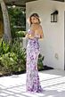 Primavera Couture 4372 Notched Neck Beaded Strapless Dress