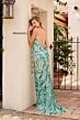 Primavera Couture 4373 Lace-Up Back Strapless V-Neck Dress