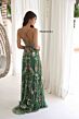 Primavera Couture 4378 Spaghetti Strap Floral A-Line Dress