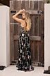 Primavera Couture 4378 Spaghetti Strap Floral A-Line Dress