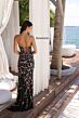Primavera Couture 4380 High Slit Strapless Beaded Dress