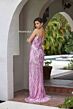 Primavera Couture 4399 Plunging Neck Beaded Strapless Dress