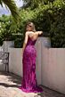 Primavera Couture 4399 Plunging Neck Beaded Strapless Dress