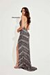 Primavera Couture 4298 Cross Back Sleeveless Beaded Dress