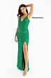 Primavera Couture 3295 Cross Back V-Neck Dress