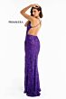 Primavera Couture 3295 Cross Back V-Neck Dress