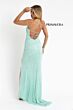 Primavera Couture 3638 High Slit Lace-Up Back Dress