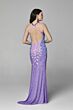 Primavera Couture 3642 Cutout Back Halter Neck Dress