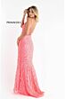 Primavera Couture 3722 Plunging Neck Beaded Sleeveless Dress