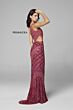 Primavera Couture 3729 One-Shoulder Beaded High Slit Dress