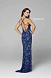 Primavera Couture 3731 Beaded Cross Back Dress