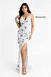 Primavera Couture 3748 High Slit Butterfly Applique Dress