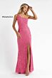 Primavera Couture 3761 Strappy Back One-Shoulder Dress