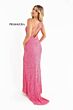 Primavera Couture 3761 Strappy Back One-Shoulder Dress