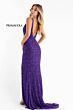 Primavera Couture 3764 Beaded Low Back High Slit Dress