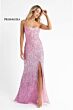 Primavera Couture 3769 Lace-Up Back Sequined Dress