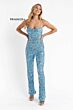 Primavera Couture 3774 Spaghetti Strap Scoop Neck Jumpsuit