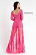 Primavera Couture 3777 Plunging V-Neck Beaded Romper