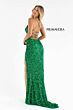 Primavera Couture 3791 Spaghetti Strap Lace-Up Cross Back Dress