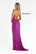 Primavera Couture 3791 Spaghetti Strap Lace-Up Cross Back Dress