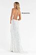 Primavera Couture 3791 Spaghetti Strap Lace-Up Cross Back Dress