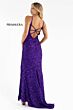 Primavera Couture 3792 Strappy Back High Slit Sequin Dress