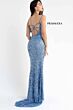 Primavera Couture 3792 Strappy Back High Slit Sequin Dress