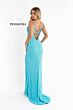 Primavera Couture 3792 Strappy Back High Slit Sequin Dress