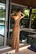 Primavera Couture 4131 One-Shoulder Beaded Side Cutout Dress