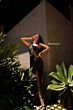 Primavera Couture 4144 Cutout Back High Slit Beaded Dress