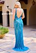 Primavera Couture 4502 V-Neck Fitted Sleeveless Dress