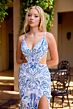 Primavera Couture 4508 Side Cutout High Slit Dress