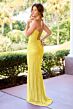 Primavera Couture 4514 Front Cutout Lace-Up Back Dress