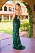 Primavera Couture 4523 Beaded High Slit Strapless Dress
