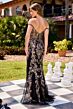 Primavera Couture 4525 Beaded Off-The-Shoulder High Slit Dress