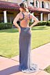Primavera Couture 4536 Sleeveless Pearl-Beaded Dress