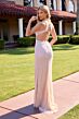 Primavera Couture 4536 Sleeveless Pearl-Beaded Dress