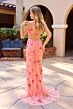 Primavera Couture 4539 Corset Bodice Cutout Back Dress