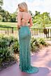 Primavera Couture 4552 Lace-Up Back Side Cutout Dress