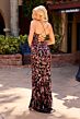 Primavera Couture 4562 Spaghetti Strap V-Neck Dress
