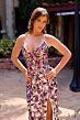 Primavera Couture 4562 Spaghetti Strap V-Neck Dress