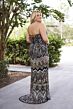 Primavera Couture 14077 Strapless Beaded Scoop Neck Dress