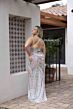Primavera Couture 14082 V-Neck Spaghetti Strap Beaded Dress