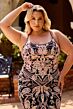 Primavera Couture 14102 Sleeveless Beaded Scoop Neck Dress